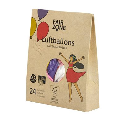 Luftballons Naturkautschuk Fairzone nachhaltig
